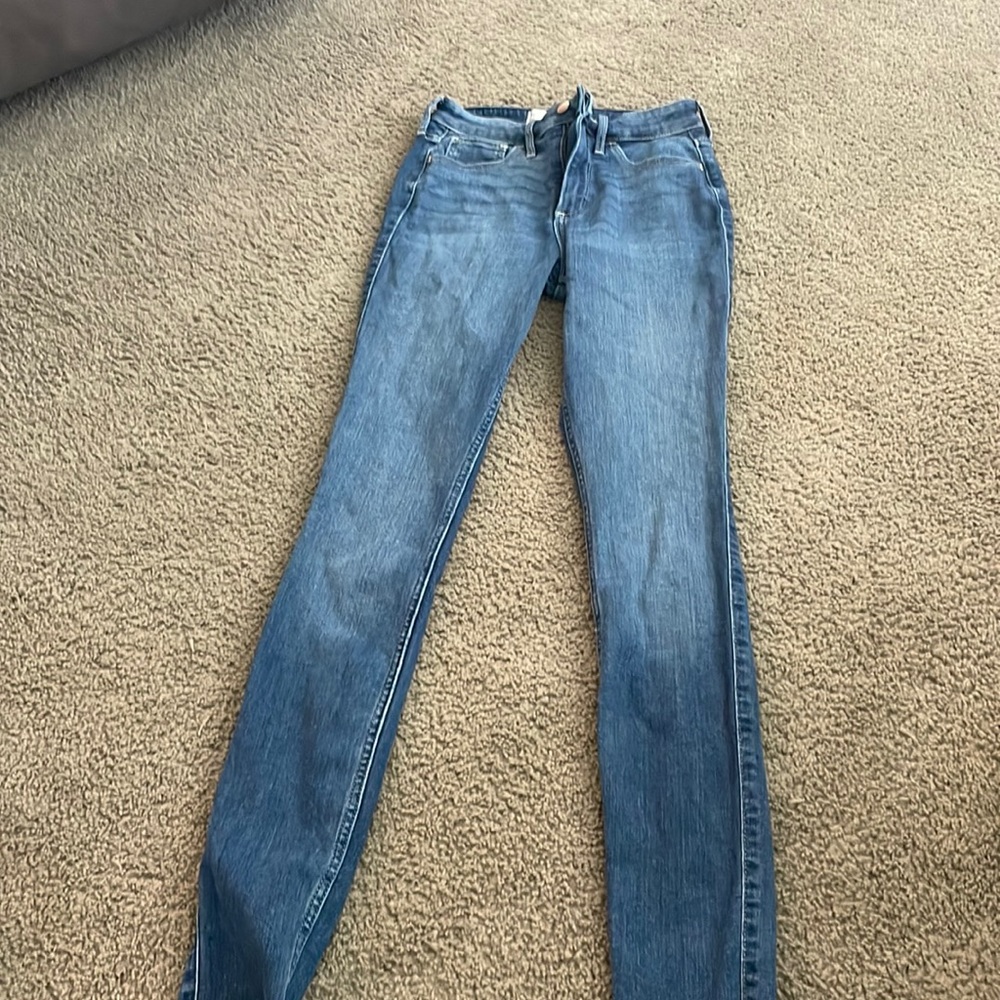 Hollister high rise skinny jeans medium wash size 26